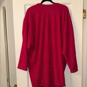 Women's Pink Sparkly Sweater Dress
